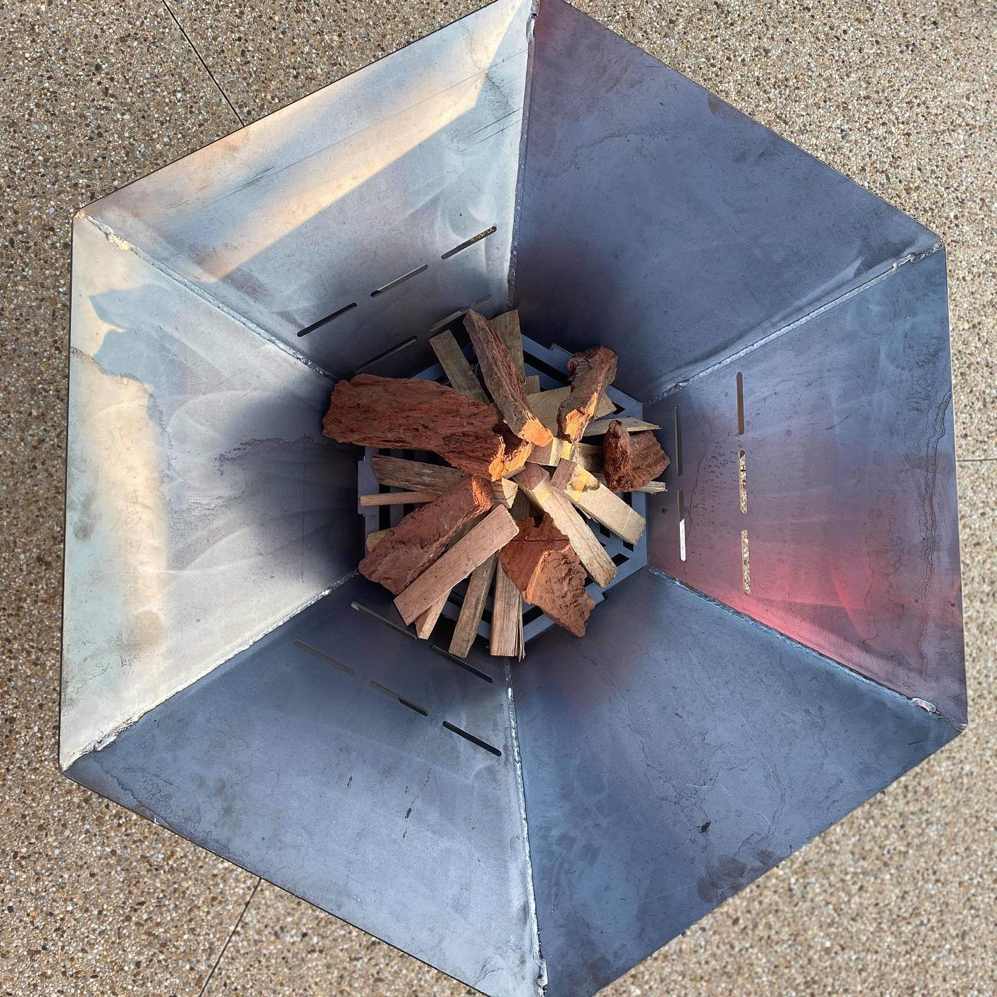 Swirly Bird Fire Pit