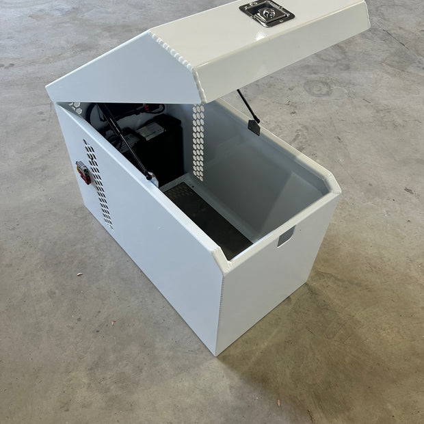 40 L Engel fridge box with slim battery and dc-dc Charger.