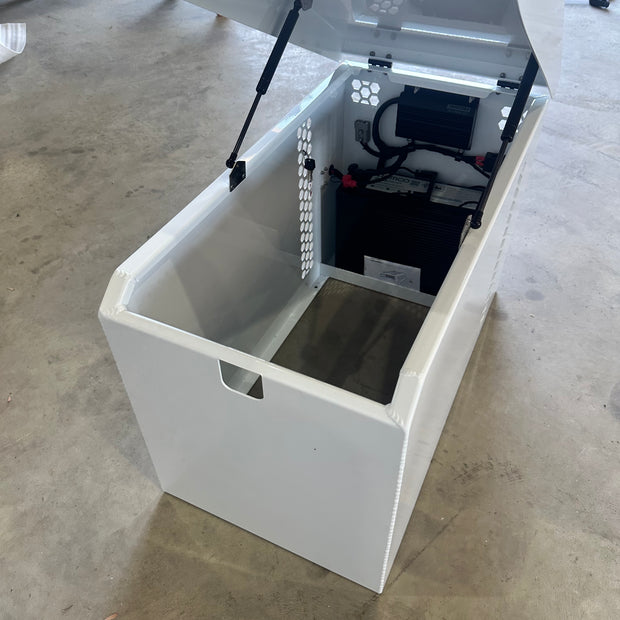 40 L Engel fridge box with slim battery and dc-dc Charger.